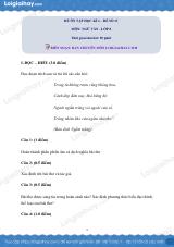 Đề ôn tập học kì 2 Văn 8 - Đề số 13